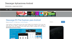 Desktop Screenshot of descargarandroidapps.com