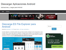 Tablet Screenshot of descargarandroidapps.com